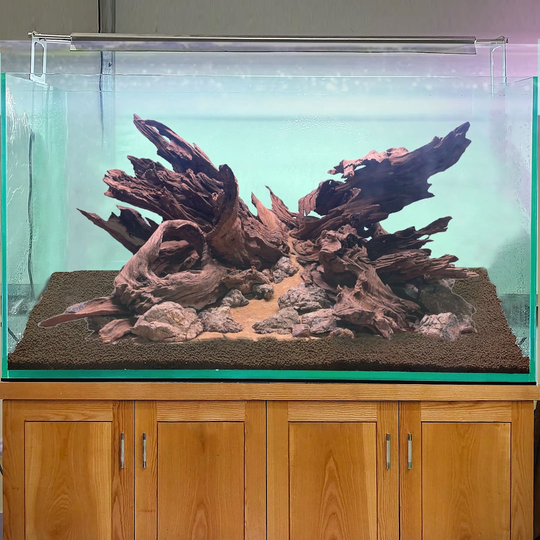 Black Lava Rock Aquarium Cave Drift Wood Bonzai Aquascape Hardscape Stone Fish Tank Decorations