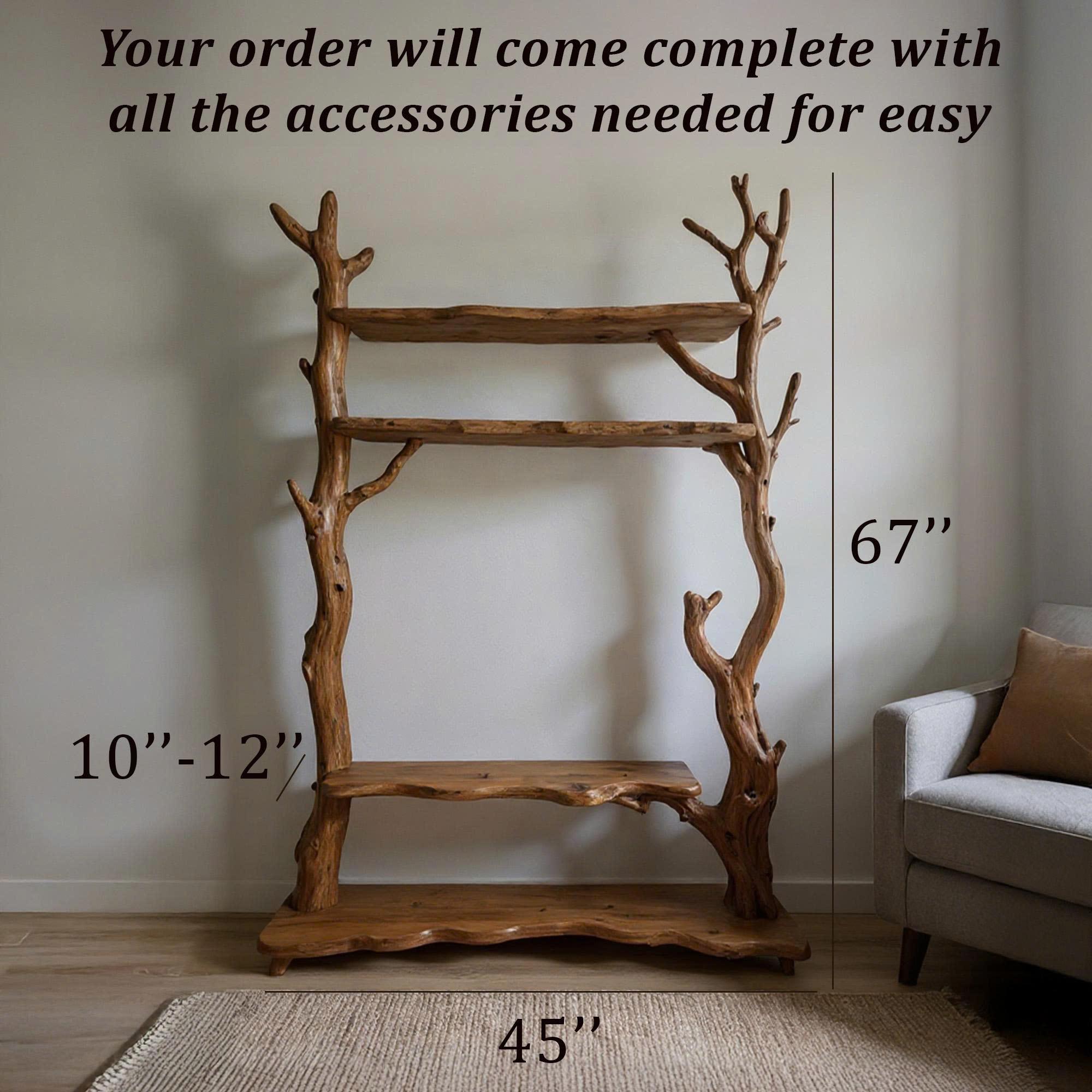 Rustic Branch Coat Rack Driftwood Tree Branch Coat Rack Driftwood Coat Hook Solid Wood Wall ...