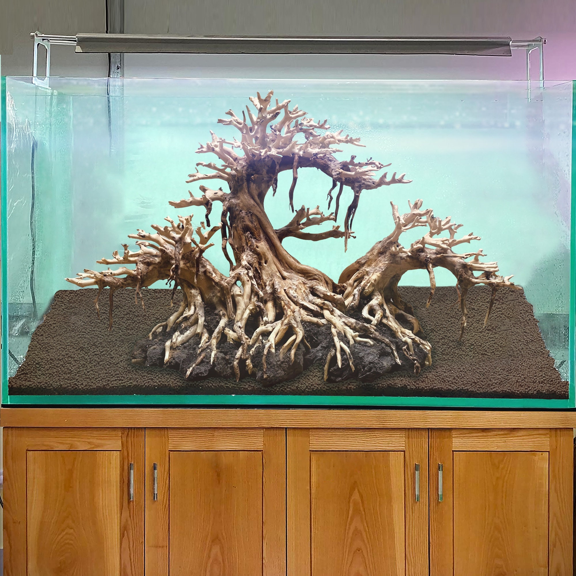 Bonsai Aquarium Driftwood Tree Aquascape Hardscape Wood Fish Etsy