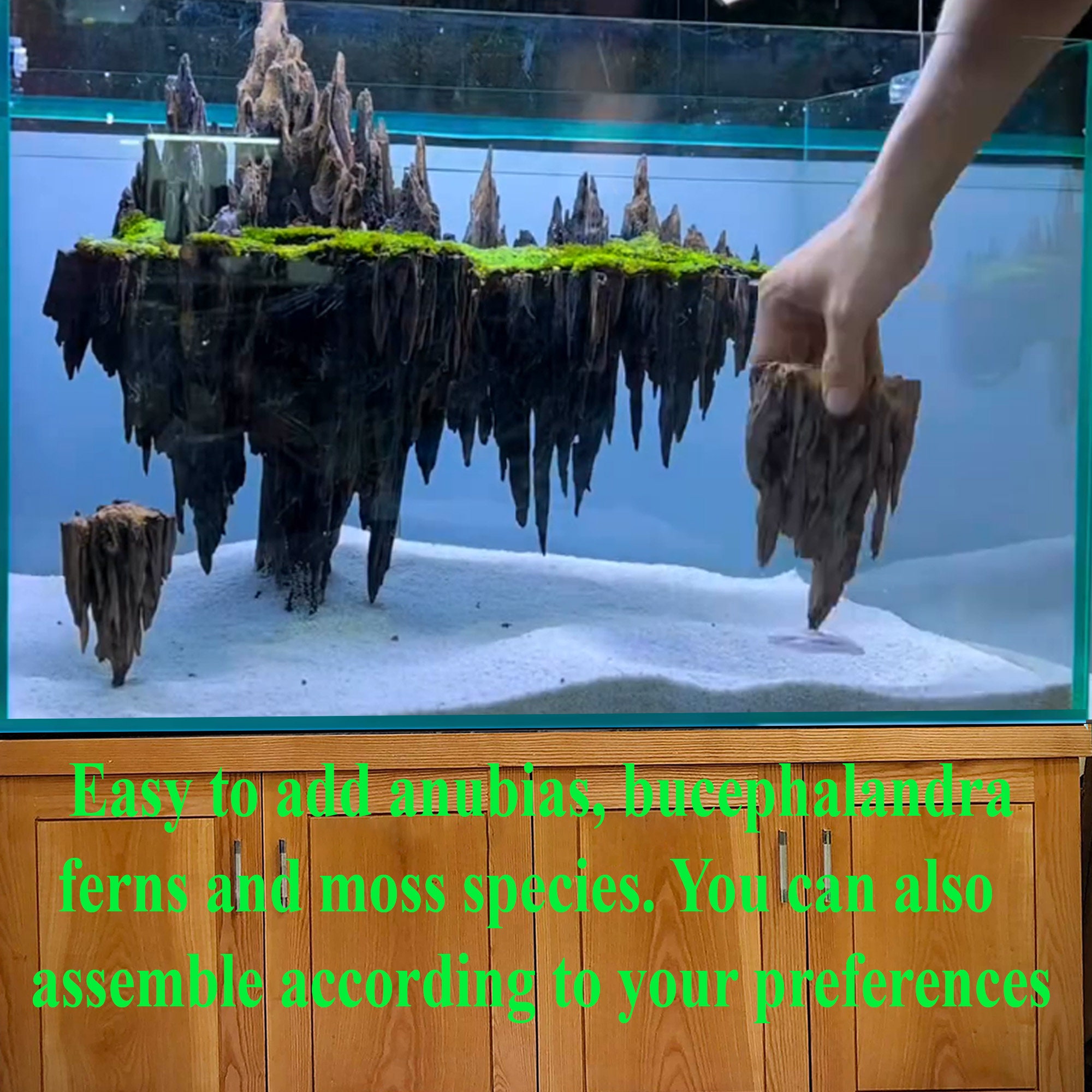 Aquarium Hardscape Aquascape Driftwood Bonsai Tree Wood Terrarium ...