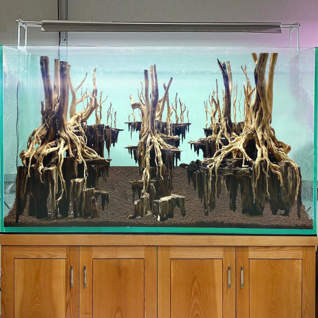 Large Aquarium Driftwood Aquascaping Plants Bonsai Drift Wood Tree Fish