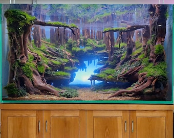 Ymhapp Aquarium Treibholz 8-10cm - Natürliche Dekoration Für Fischbecken