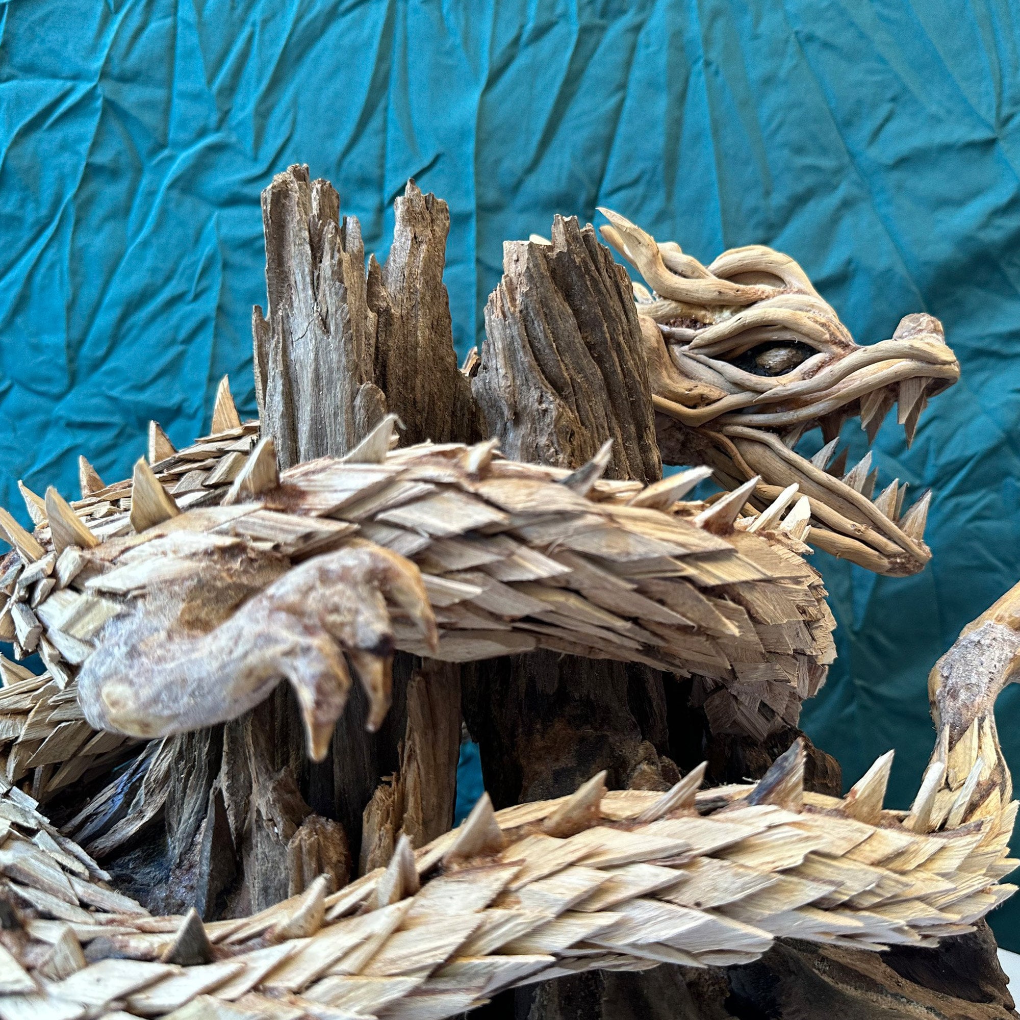 ドラゴンの彫刻流木水槽水景流木水槽の装飾 - Etsy 日本