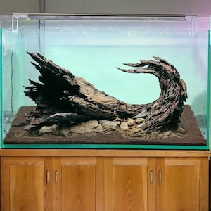 Aquascape driftwood aquarium cave hardscape drift wood fish tank decor image 2