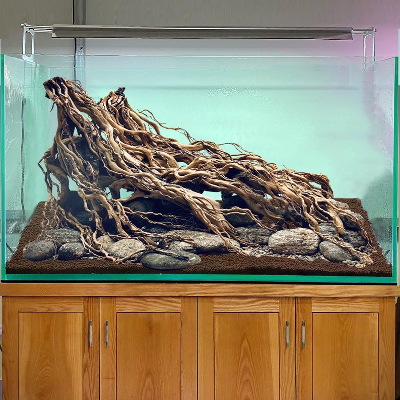 Aquascape Quarium Bonsai Driftwood Stump Wood Fish Tank Decorations - Etsy
