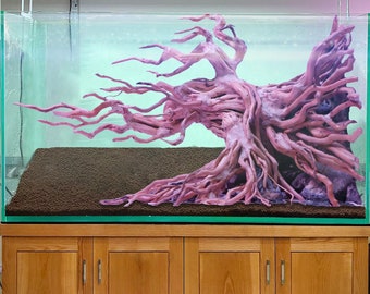 Aquarium driftwood stump bonsai aquascape hardscape plants for fish tank decor cute
