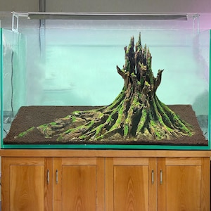Large aquarium driftwood stump tree aquascape driftwood art aquarium cave