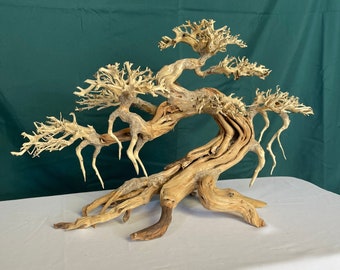Drift wood bonsai aquarium aquascape hardscape decor fish tank gifts for him