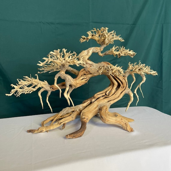 Drift wood bonsai aquarium aquascape hardscape decor fish tank gifts for him