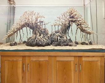 Drzewko bonsai z drewna dryftowego do akwarium, akwarystyka, dekoracje do akwarium na zamówienie