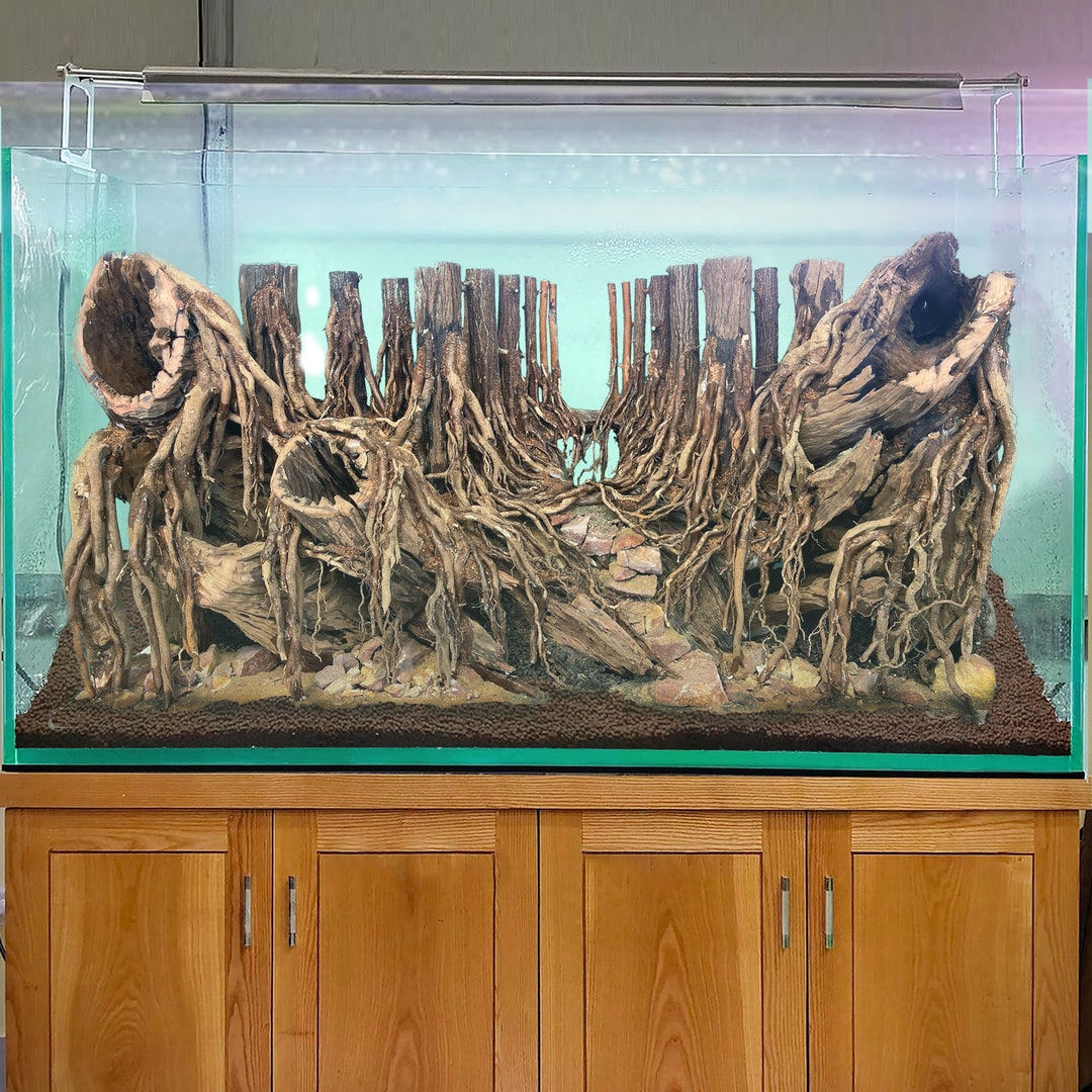 Driftwood Aquarium Wood Large Aquascaping Bonsai Fish Tank Etsy