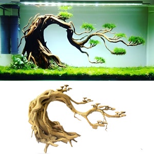 Aquarium driftwood bonsai tree aquascape plants fish tank plants best gifts for him image 3