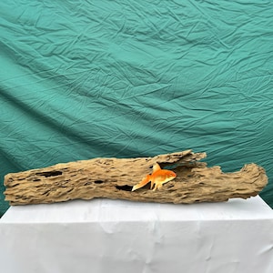 Hollow driftwood log aquarium hide drift wood cave fish tank decorations custom any size