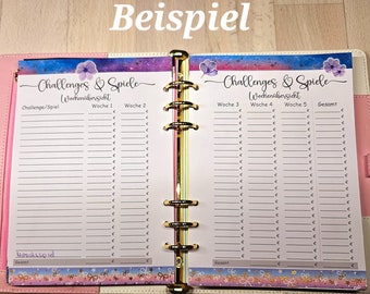 Budgetplanner Games UITBREIDING / Financiële planner / Envelopmethode / Sjabloon / Maand / PDF-download / DIN A5 / Digitaal bestand / Eenvoudig