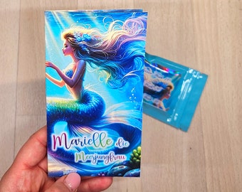 Marielle the Mermaid, Folded Card Challenge, Budget, Envelope Method