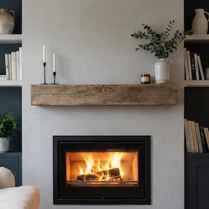 Poutres en chêne massif rustiques 100–200 ans – Bois ancien recyclé pour manteaux de cheminée, étagères murales ou déco