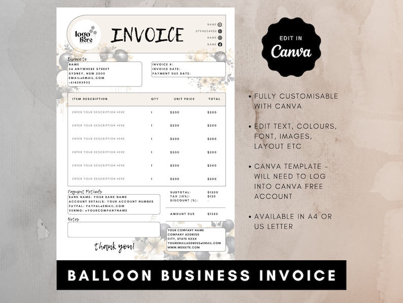 Balloon Business Contract, Balloon Arch Balloon Garland, Balloon