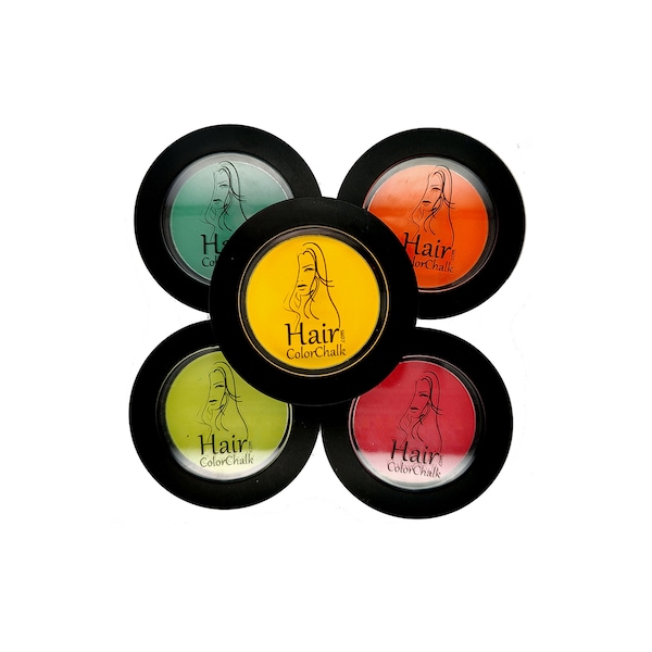 Hair chalk in different colours Colouring hair