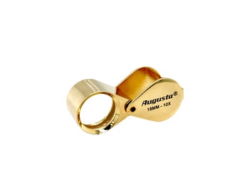 Watchmaker loupe 10x gold impact magnifier pocket magnifier