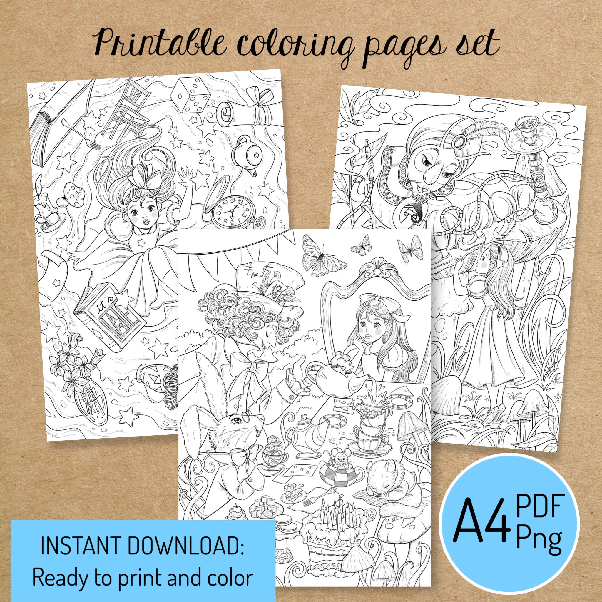 Coloring heaven - Etsy 日本, image size:2048x2048