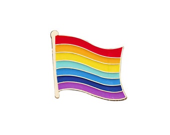 Pride/Regenbogen Flagge Emaille Pin Anstecknadel