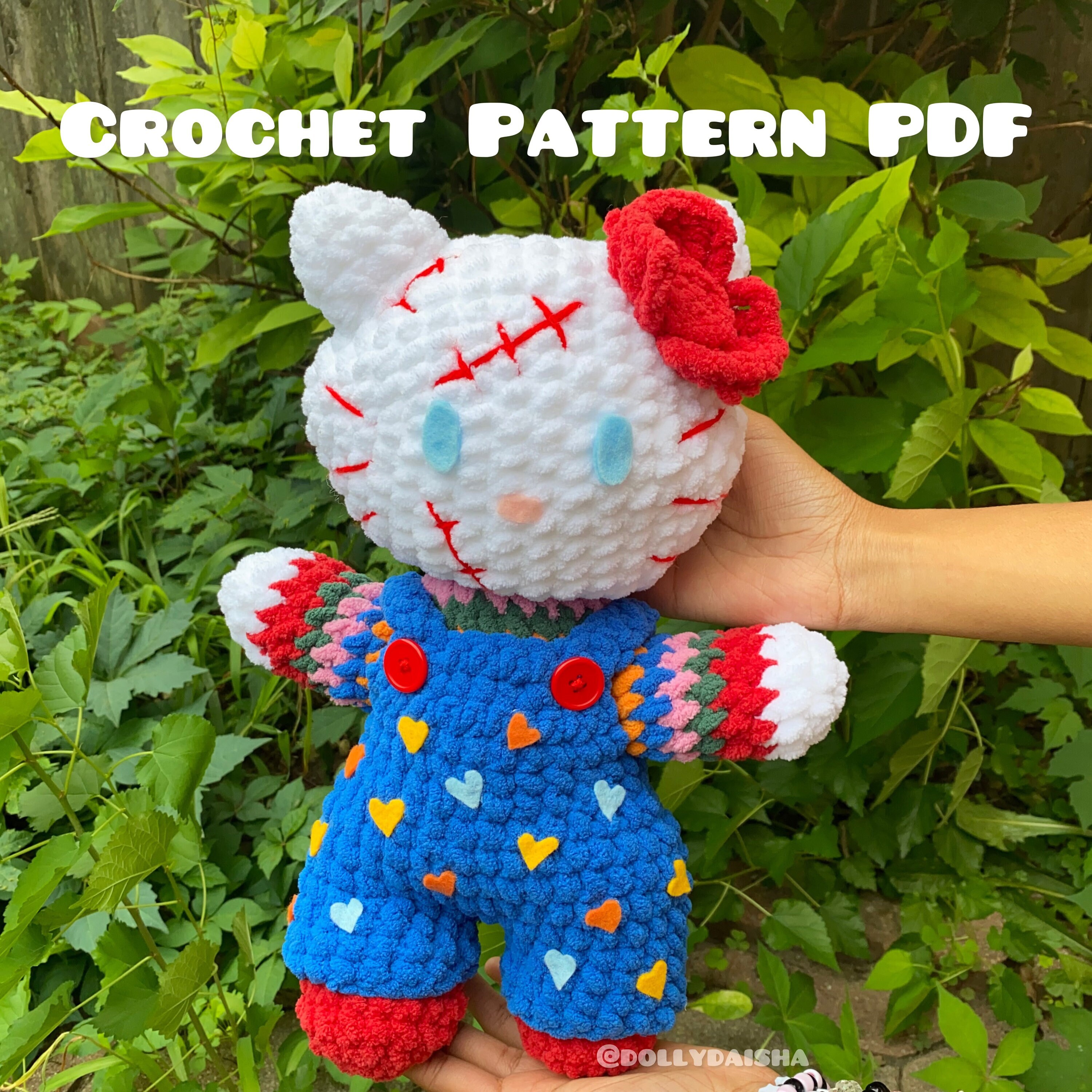 40 Kitty Crochet Patterns: Create Adorable Feline Friends at Home 21 Crochet Pattern Scary Kitty Plushie