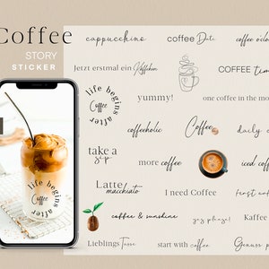 70+ Instagram Story Stickers Coffee