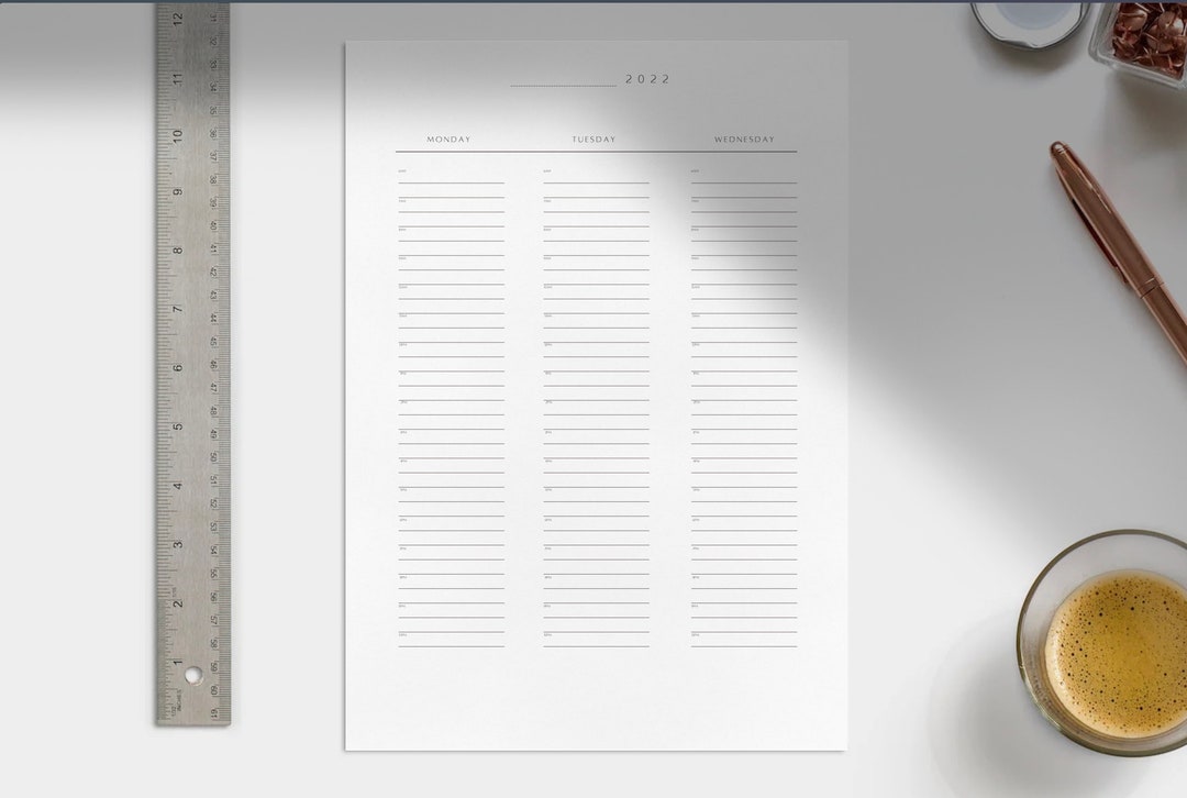 Daily to Do List Printable, Instant Download, Minimal Productivity ...
