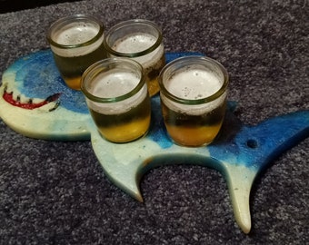 Shark Shot "Jaws" Epoxy Beer Flight