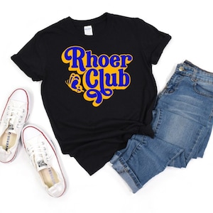 Sigma Gamma Rho Approved "Rhoer Club" Heat Transfer Gildan Unisex Tshirt