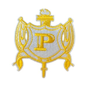 Philo Embroidered (Iron on) Patch -Small 3x 4  Sigma Gamma Rho, SGHRO paraphernalia, Philo patches