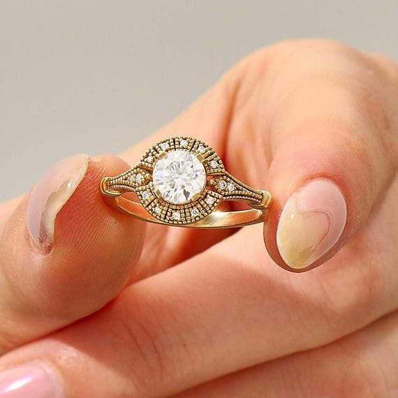 Moissanite Lillian's Fine Jewelry Nylah Round Moissanite And