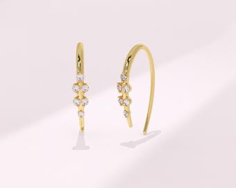 orecchini punto luce con diamanti naturali 0,41 ct - 18 - Catawiki