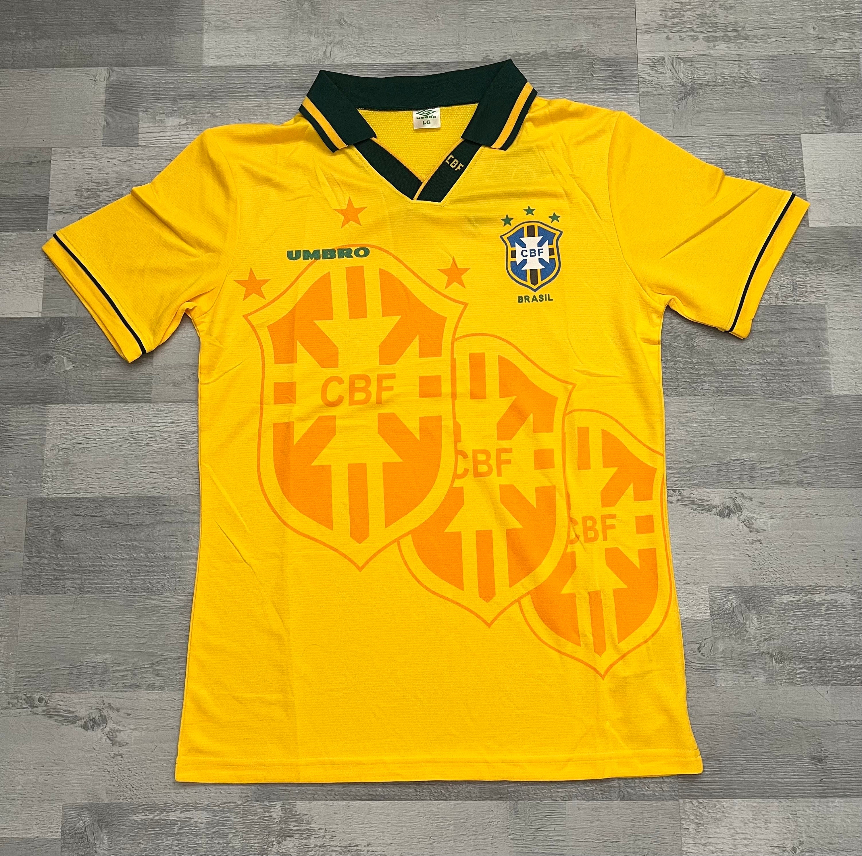 Brazil 1994 Home World Cup Brasil Retro Jersey