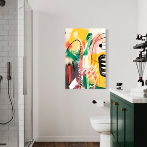 Funky Wall Art, Modern Abstract Print, Funky Decor, Printable Funky ...