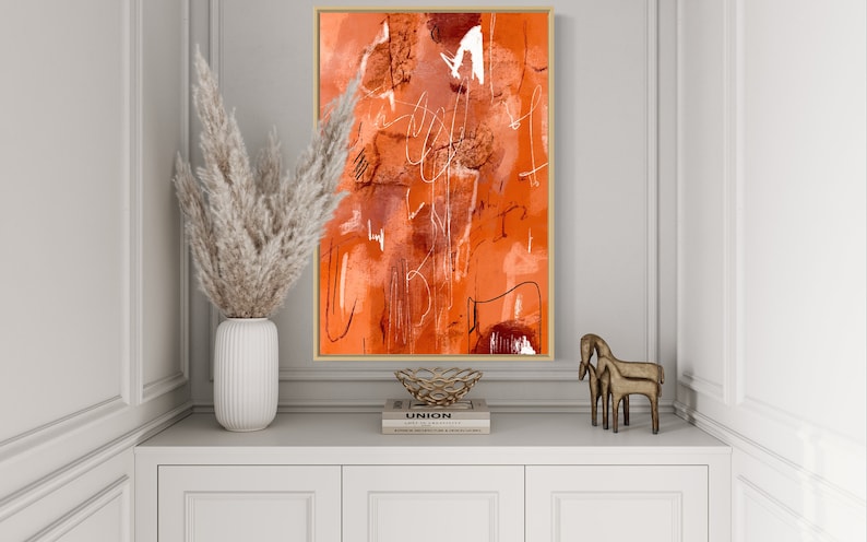Modern Abstract Sophisticated Print, Aesthetic Room Decor, Classy and ...