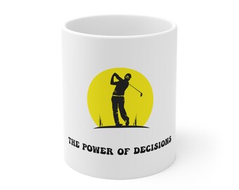 Mug for golfers, Friendship, Coffee Cup Gift, Golf Clubs mug, Coffee lovers mug, Men's Golf Mug, Golf Ball Mug