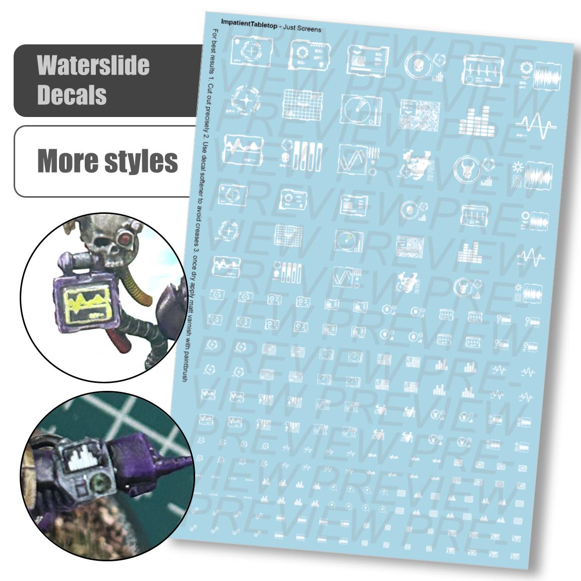 Decals - Just Screens!
