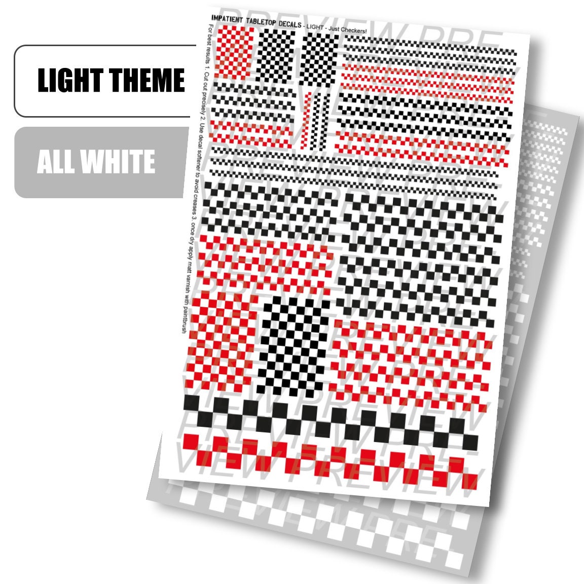 70.9 inches Checkerboard Graphics Car Auto Body Side Sticker Vinyl  Checkerboard Racing Sports Stripe Decals for Car Truck SUV Off-Road Vehicles