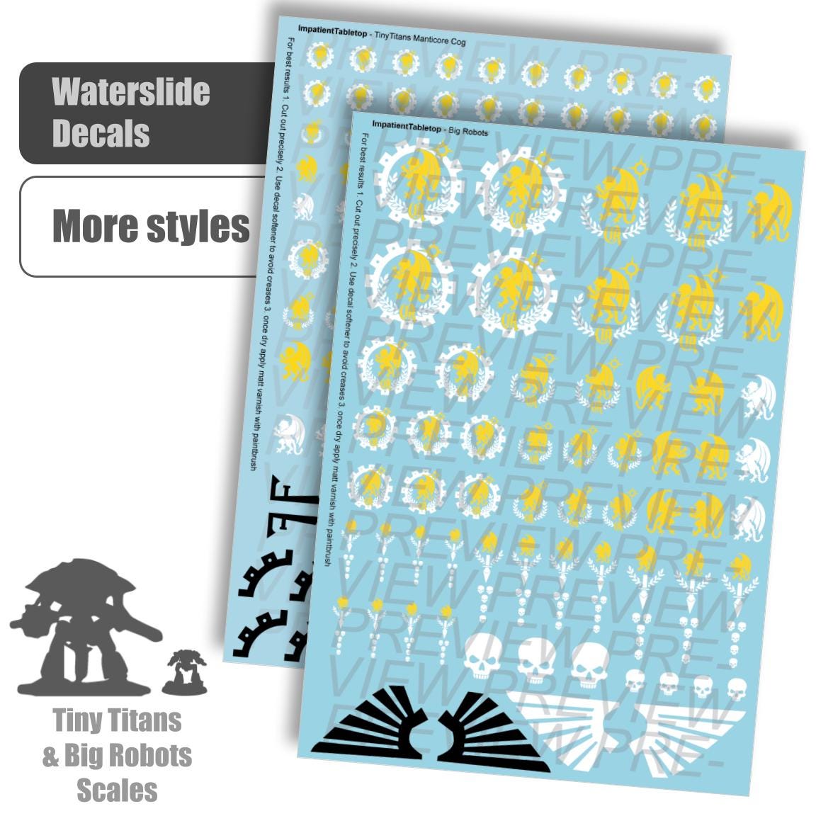 Decals - Manticore Cog