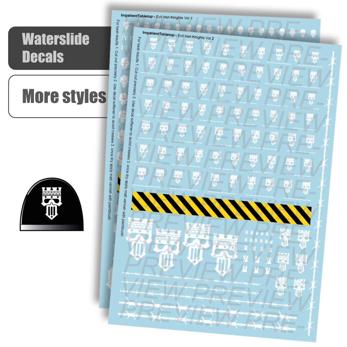 Decals - Wall of Iron