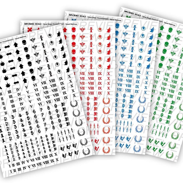 Space Marine Decals - Etsy