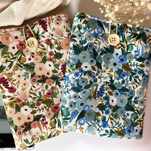 Buchhülle, Kindle Hülle, Buchtasche, Hülle für Buch, Book Sleeve, Buchhülle, Hülle für E-Reader, Paperwhite Hülle, Tolino, Rifle Paper Co