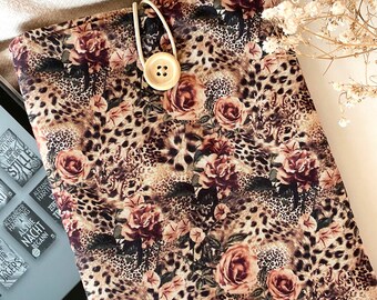 Buchhülle, Buchtasche, Hülle für Buch, Kindle Hülle, Paperwhite Hülle, Paperwhite 2024 Hülle, Sleeve, Buchjacke, Buchhülle Blumen