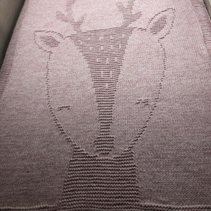 Baby Reh Babydecke / Babydecke Strickmuster / Babydecke Strickmuster / einfache Babydecke MUSTER