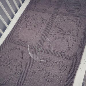 Baby ZOOTOPIA 6 panels Blanket pattern / Baby blanket knitting PATTERN/ Baby blanket PATTERN / easy baby blanket