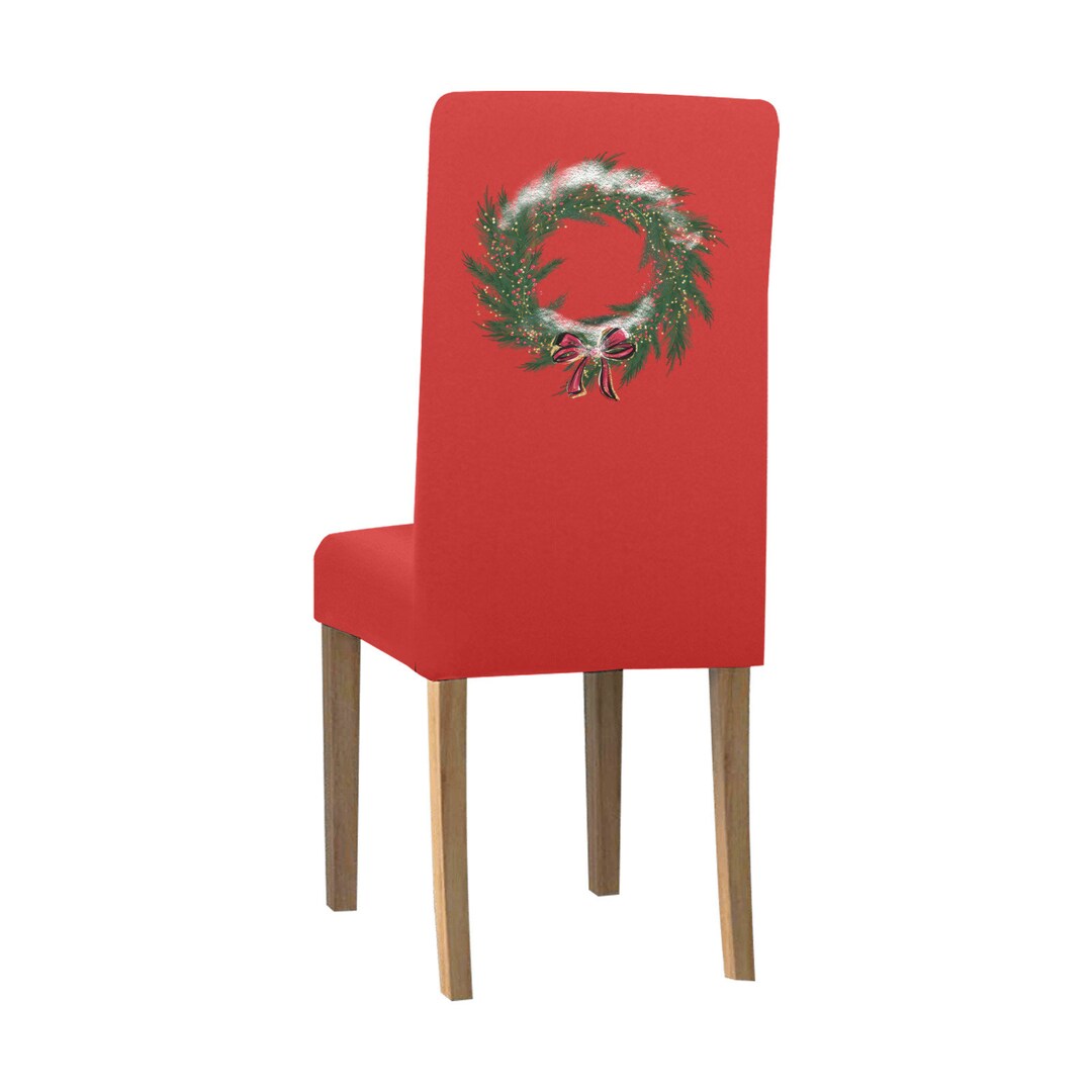 6 Christmas Chair Covers Christmas Chair Decor Red Chair Etsy