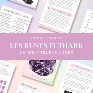 Complete guide to the Futhark Runes to download, viking runes, grimoire sheets to print