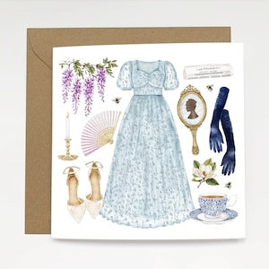 Bridgerton - Carte de voeux de luxe | Carte d'anniversaire élégante pour toutes les occasions pour tous les fans de Bridgerton