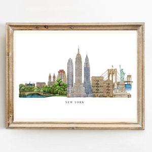 New York City Skyline - Art Print
